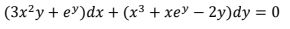 Solve the differential equation \f