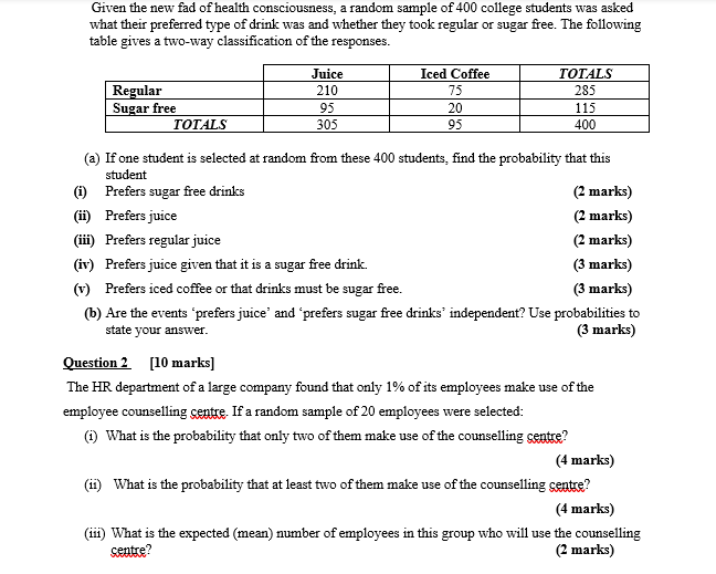 Given the new fad of health consciousness, a