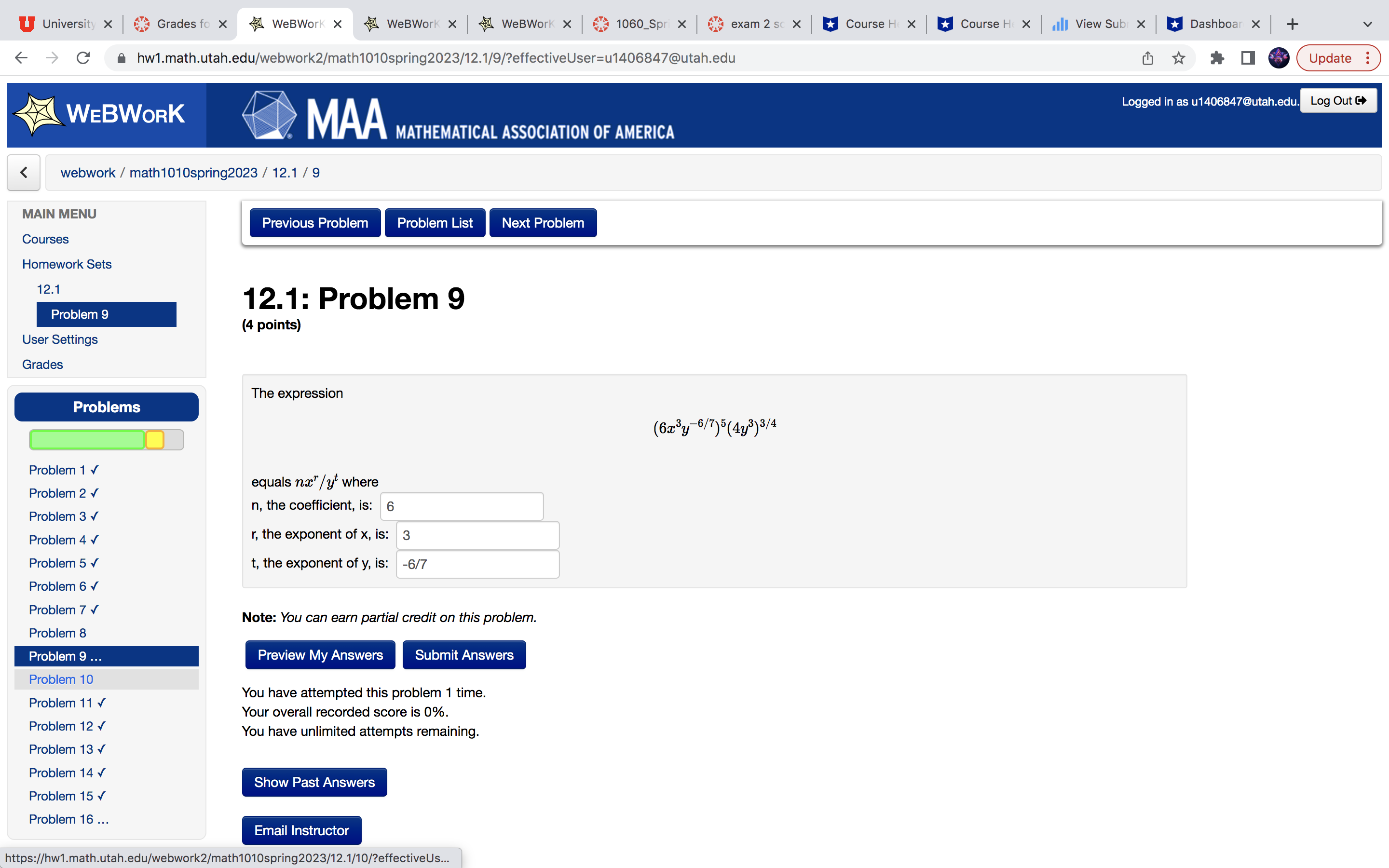 answer the following questions and number them