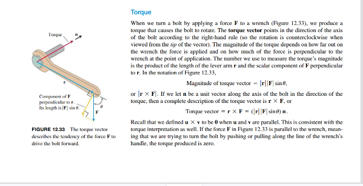 Calculus 3 Section 12.4 Reading Assignment: The