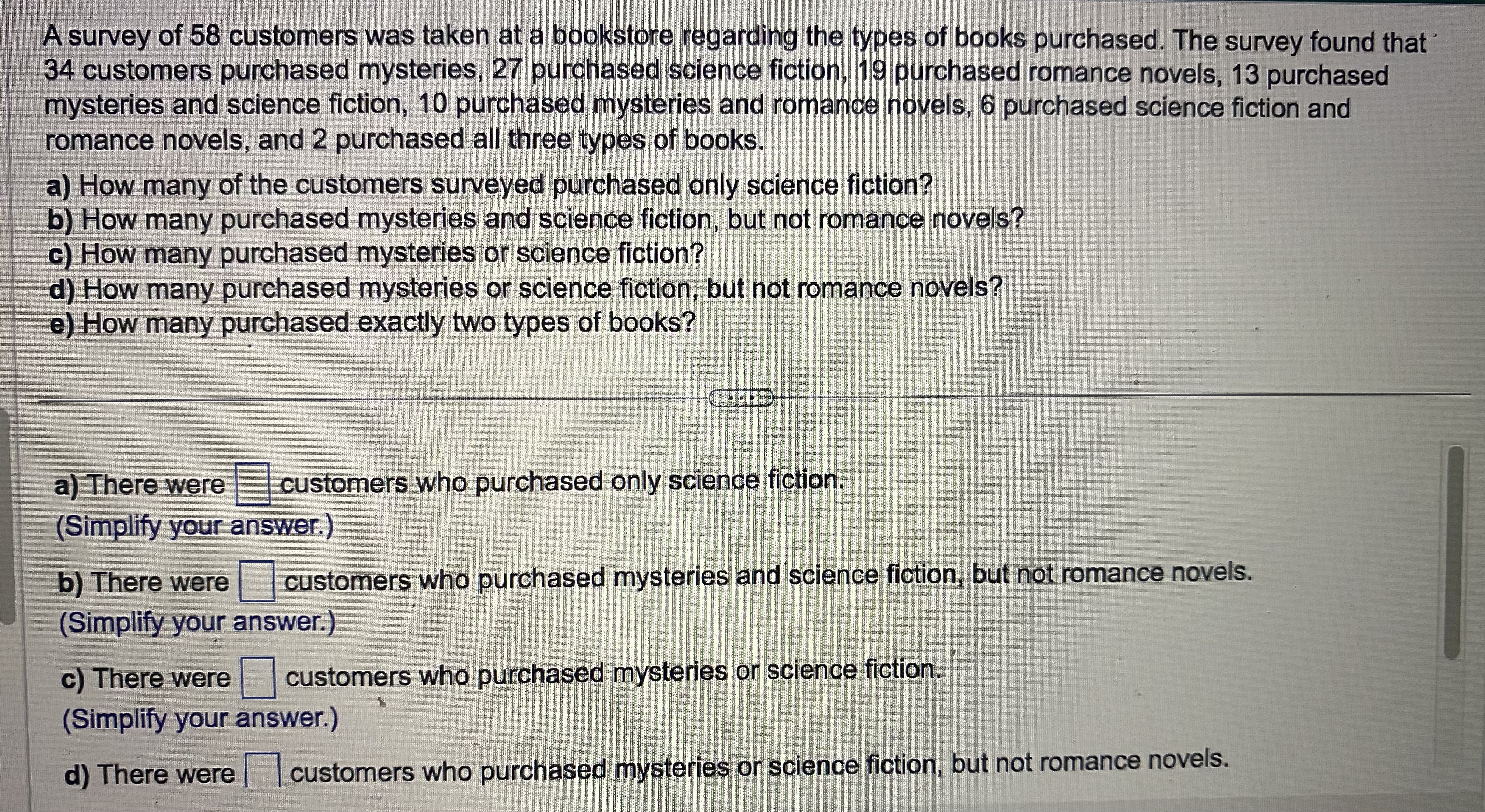point(s) possible Let U = {q, r, s, t, u, v, w,