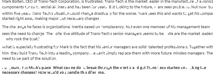Mark Bolten, CEO of Trans-Tech Corporation, is