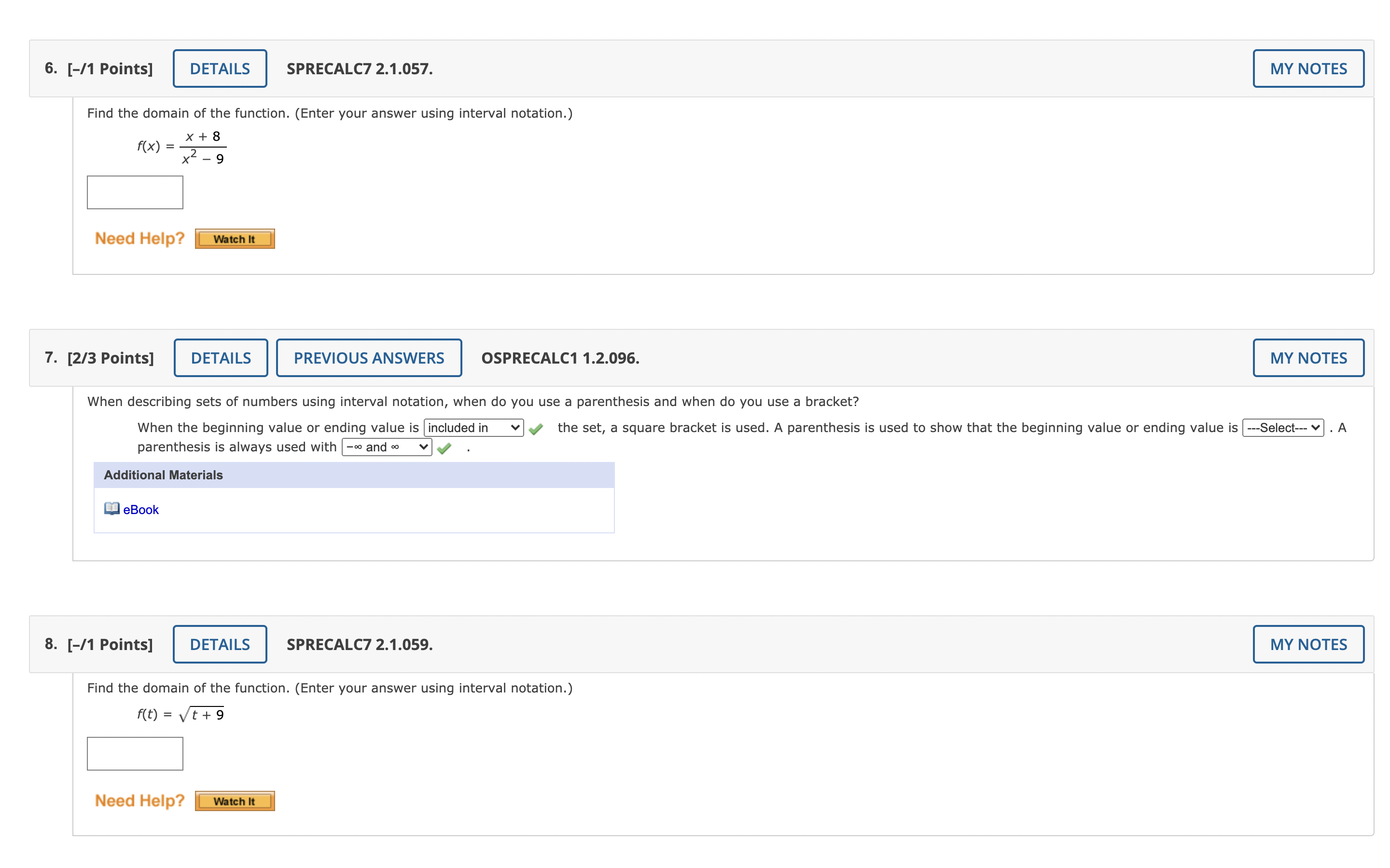 questions 6 and 8 6. {-11 Points] DETAILS