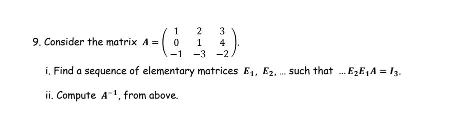 please help this linear algebra with clear stepss