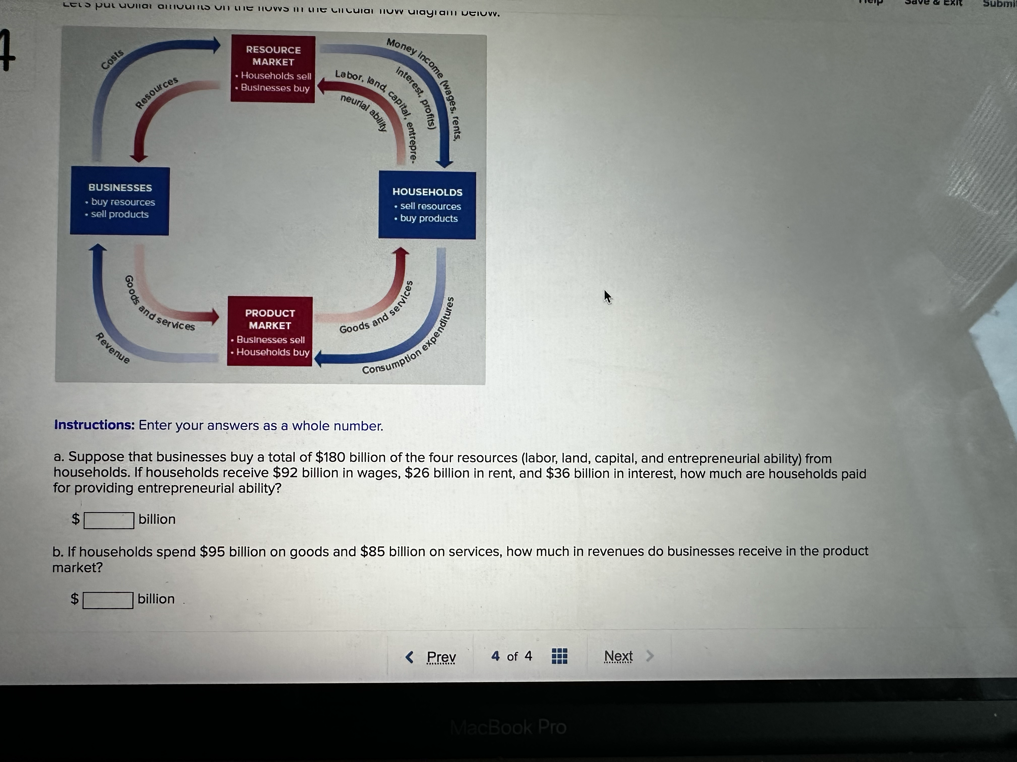 HOUSEHOLDS - sell resources - buy producis