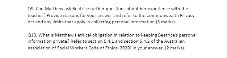 C19. lEarl Matthew ask Beatrice further questions