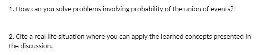 1. How can you solve problems involving