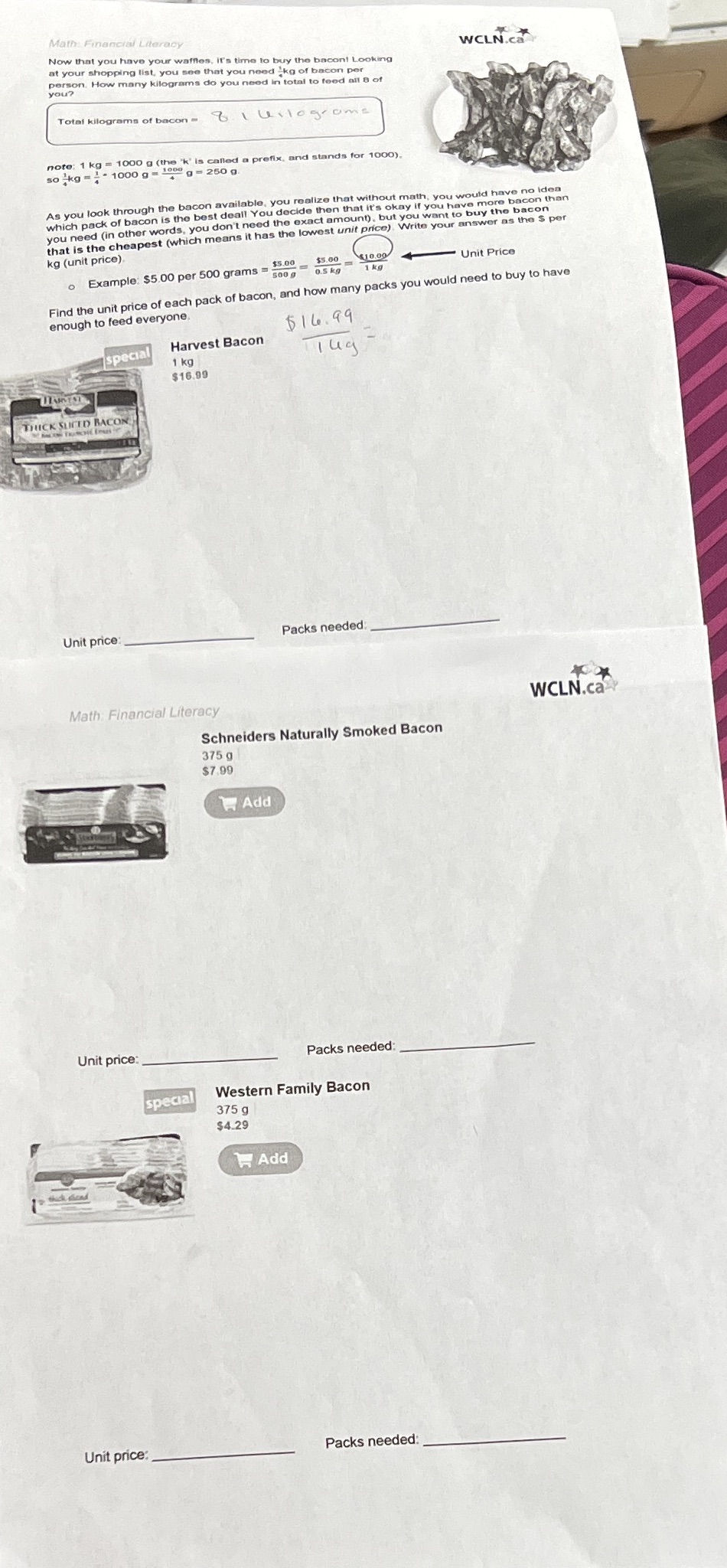 Now that you have your waffles, it's time to buy