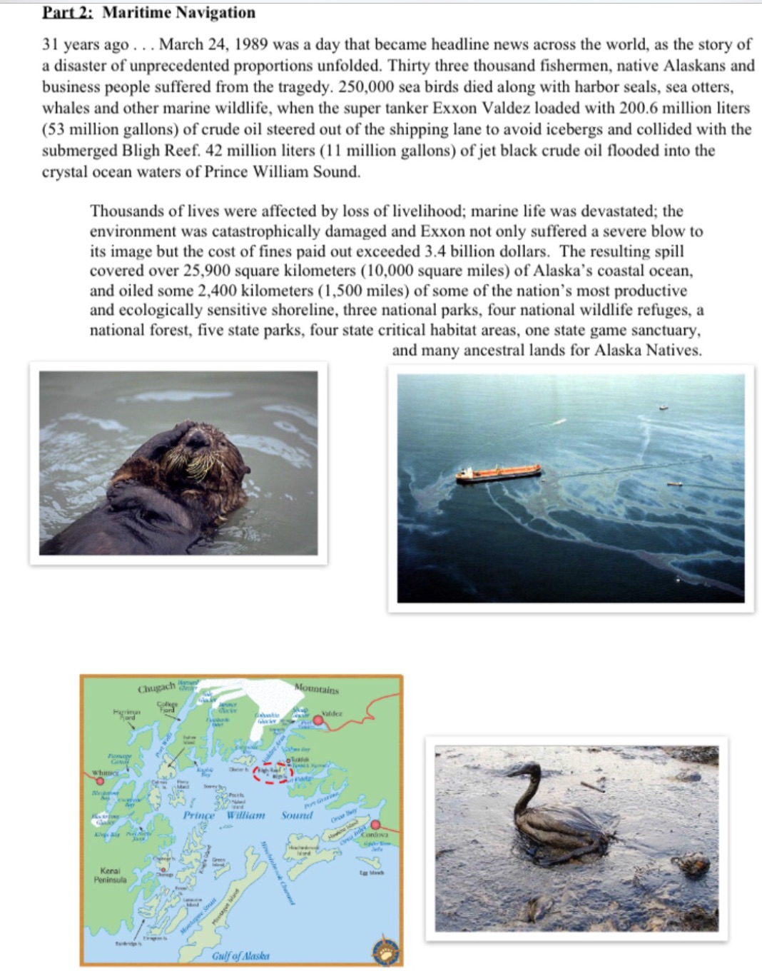 Part 2: Maritime Navigation 31 years ago . . .