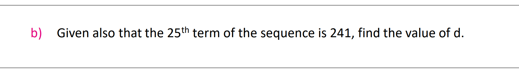 Please could someone please help me with part C)