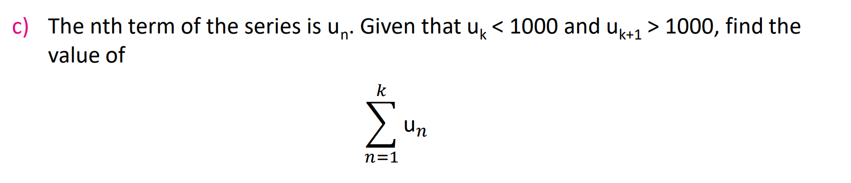 Please could someone please help me with part C)