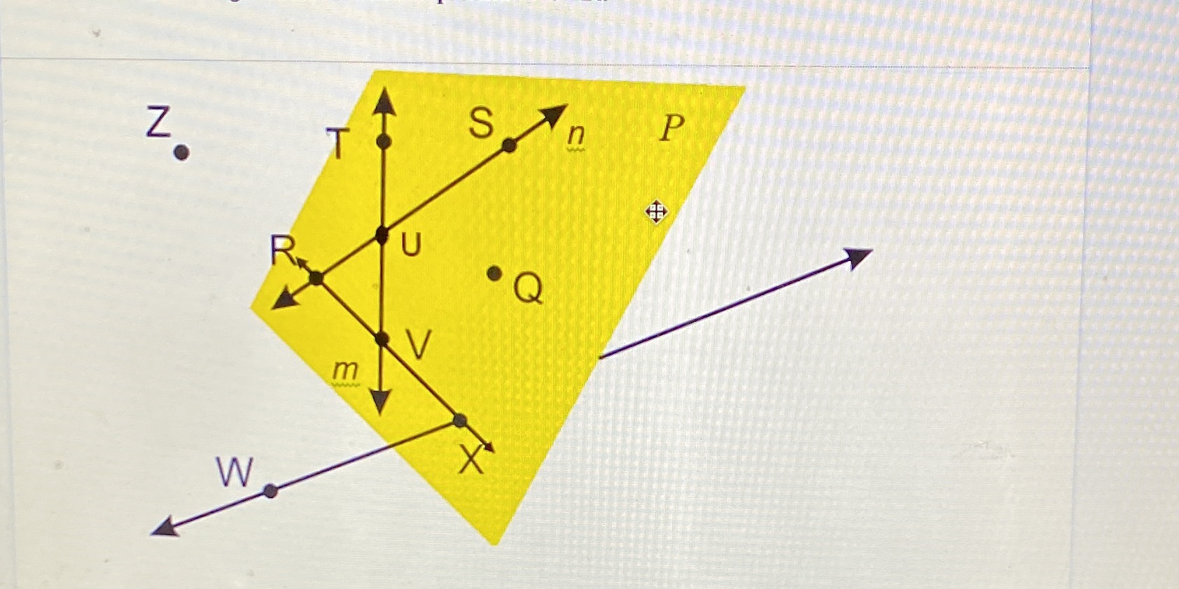 What are two other ways to make plane P?Name two