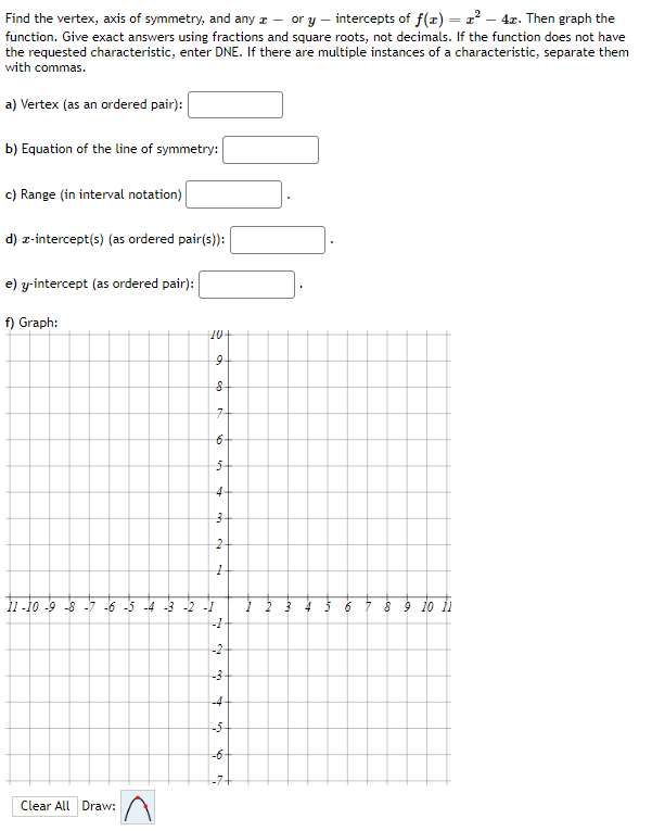 Any help would be great, Thank you! Find the