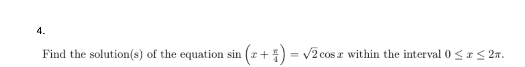3. Let a and [3 be acute angles in quadrant I,