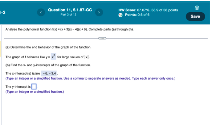 Question 11, 5.1.87-GC -3 HW Score: 67.07%, 38.9