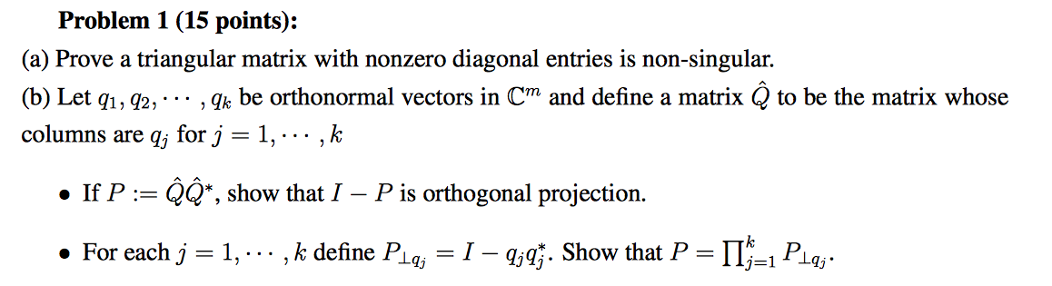please show all the details Problem 1 (15