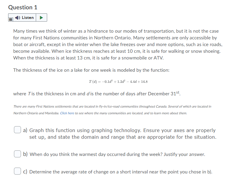 Question 1 all Many times we think of winter as a