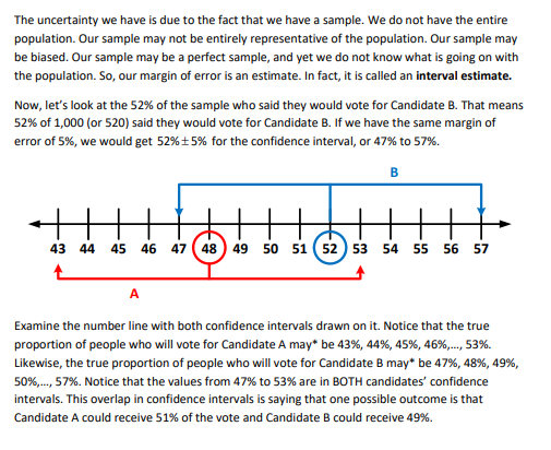 The uncertainty we have is due to the fact that