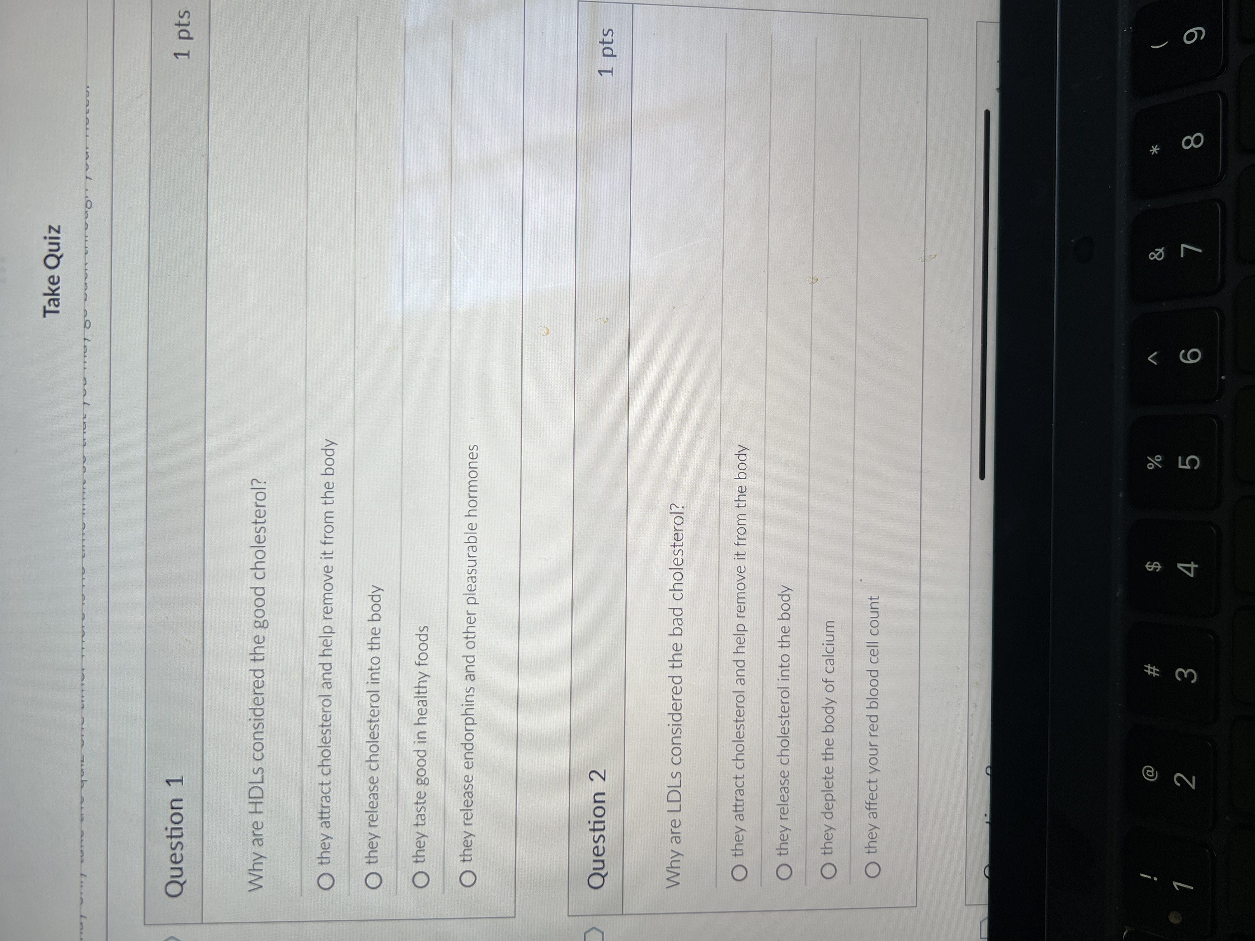 Take Quiz Question 1 1 pts Why are HDLs