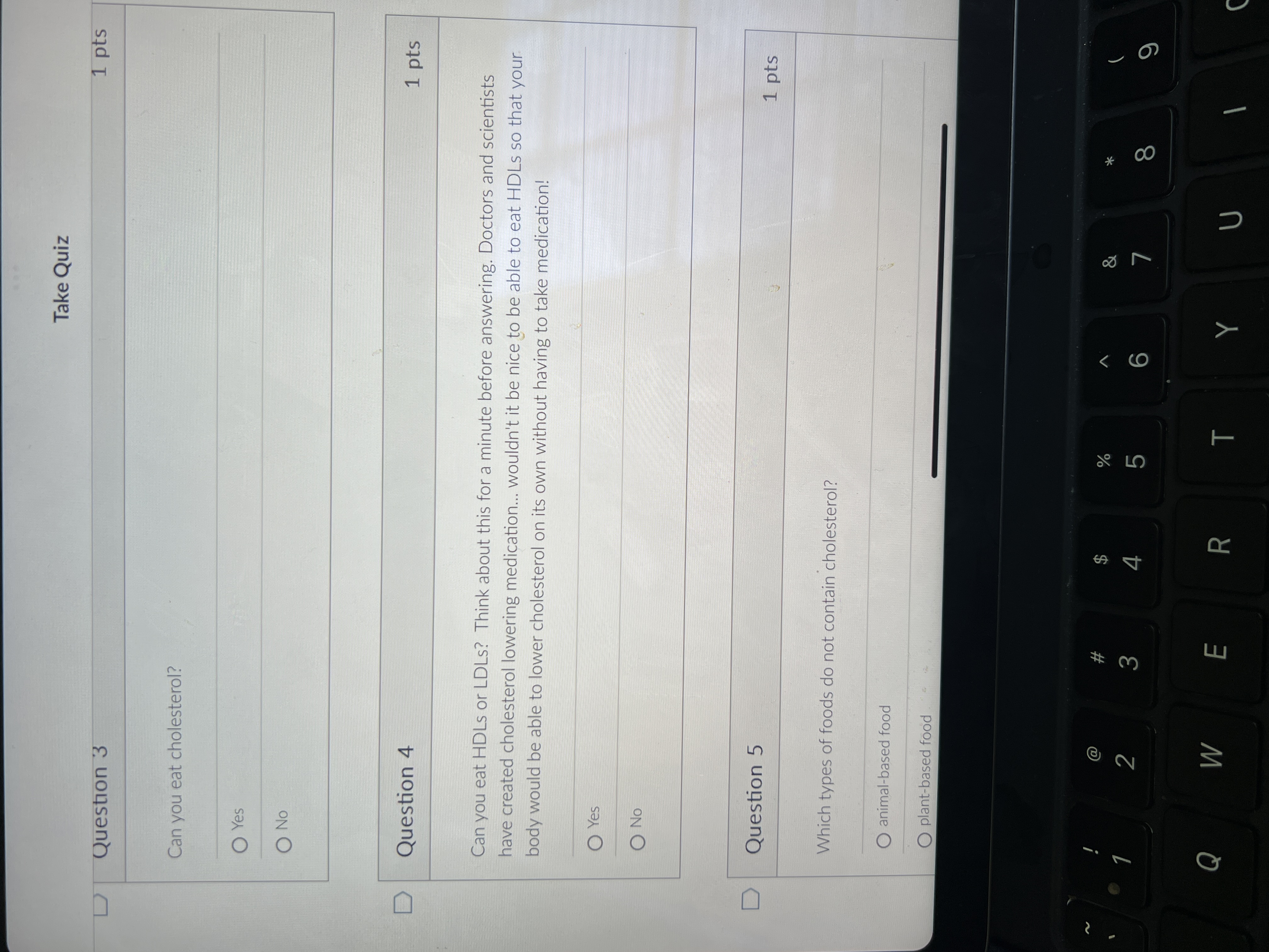 Take Quiz Question 1 1 pts Why are HDLs