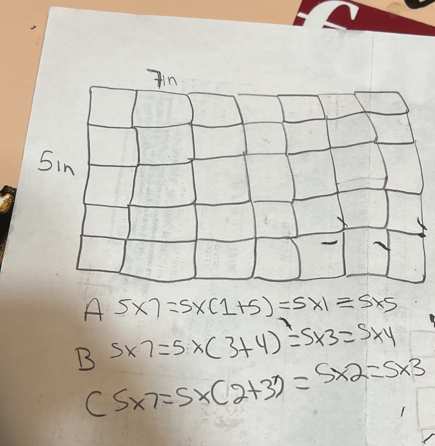 Which of the following shows a way to break apart