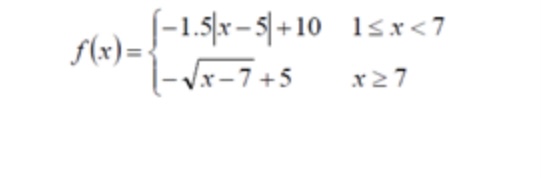 -1.5x -5+10 15x <7 = Vx-7+5 x27