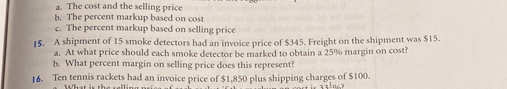 Question 15 is what I need help with... a. The