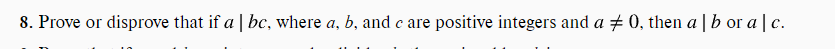 6. Show that if a, b, r. and a\" are integers.
