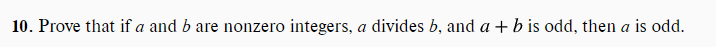 6. Show that if a, b, r. and a\" are integers.