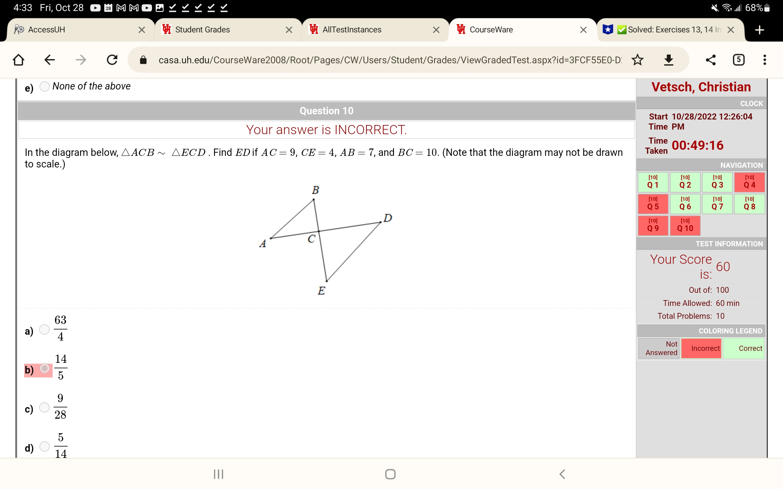 4:33 Fri, Oct 28 2: MMOB ZZYZy Call 68% AccessUH