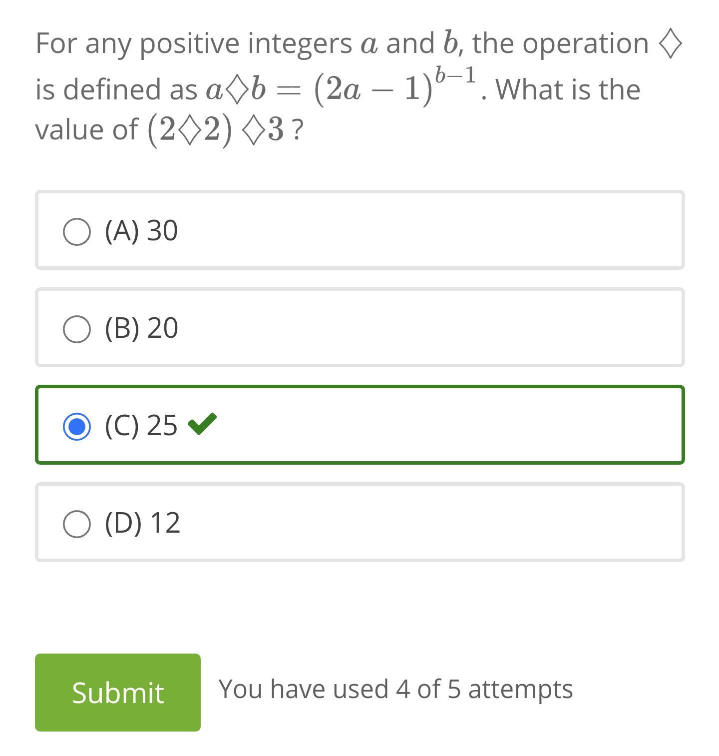 I've always struggled with math, and I only got