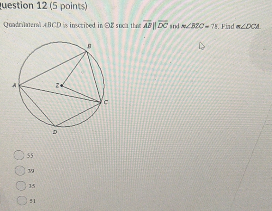 For question 12 I not very good at Quadrilateral