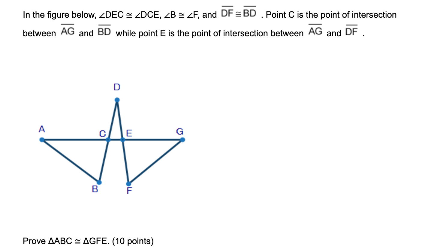 Question: In the figure below, ZDEC ~ LDCE, ZB ~