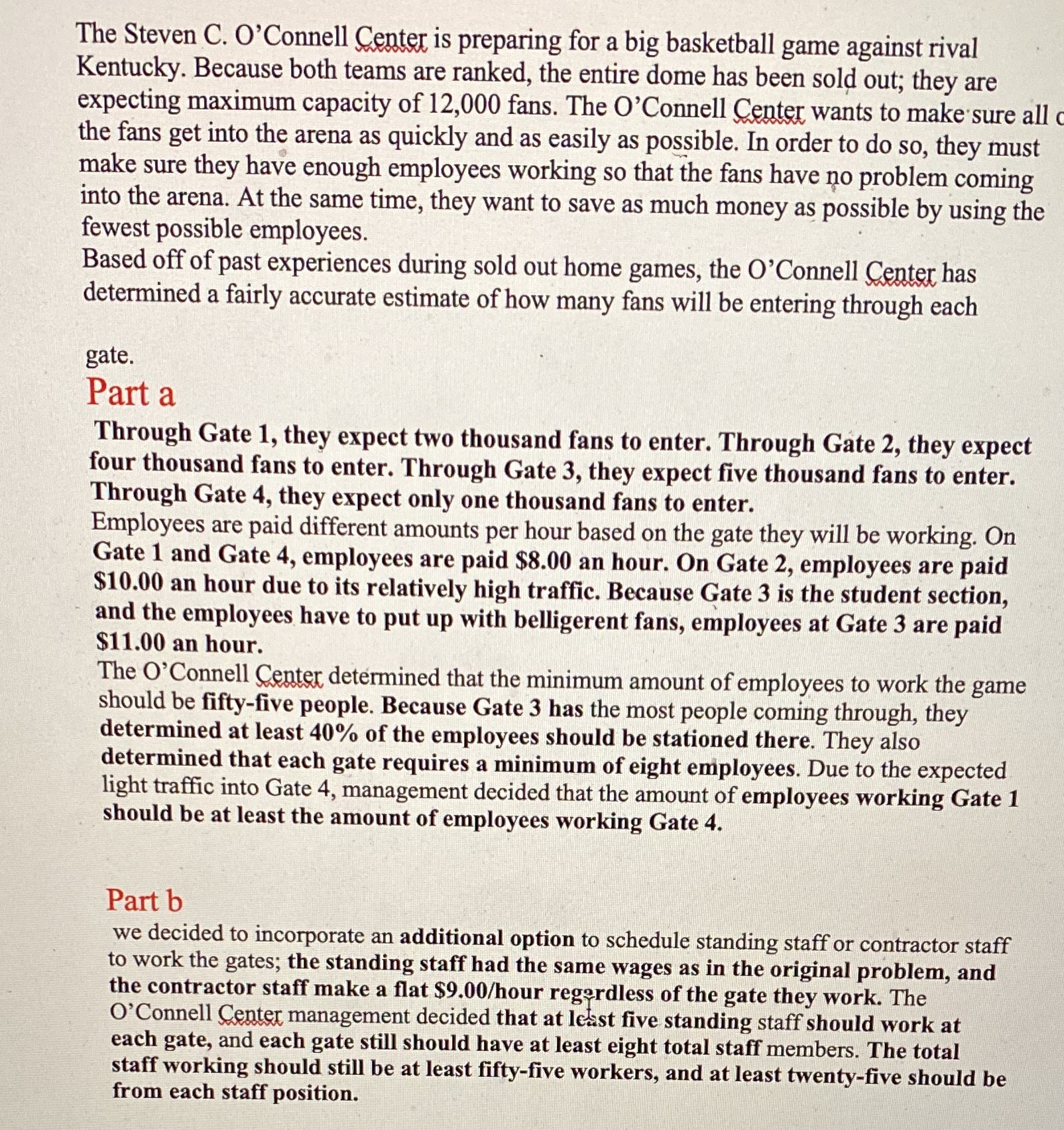 Please provide me the objective function and the