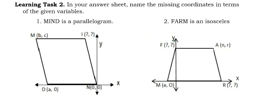 topic: Using distance formula in proving
