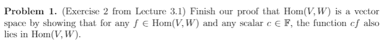 Thank you for helping! Problem 1. {ExerciSe 2