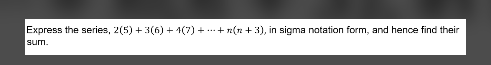 Please show the complete solution. Express the