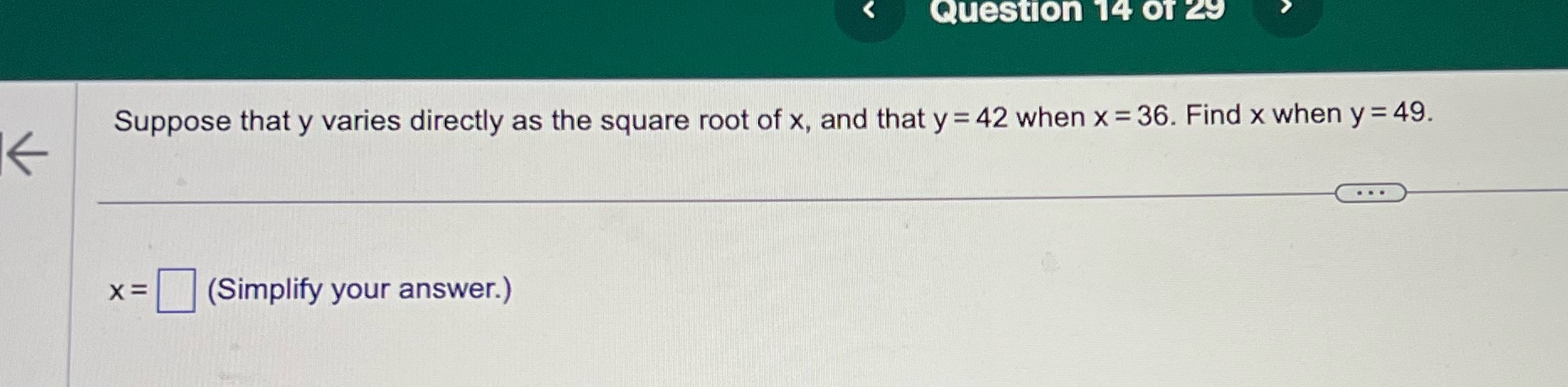 How do I solve this? Question 14 Of 29 Suppose
