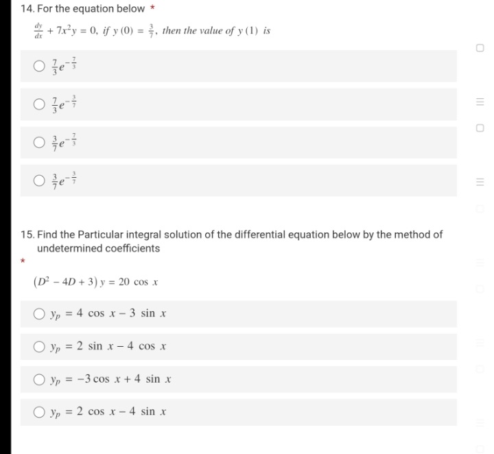 asapp plss 14. For the equation below * "+ 7xy =