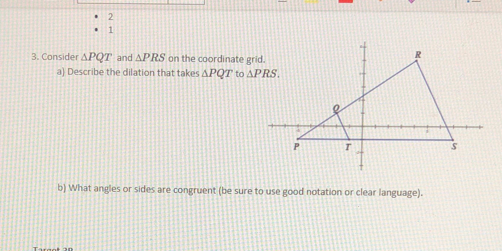 I need help with 3A and 3B 3. Consider APQT and