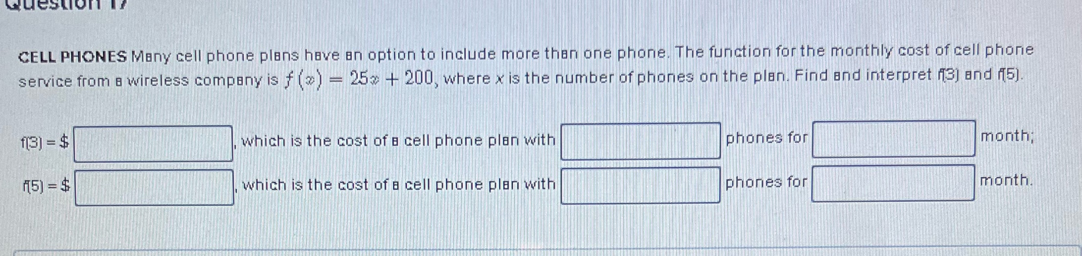 What goes in these boxes o QUESTIONT IF CELL