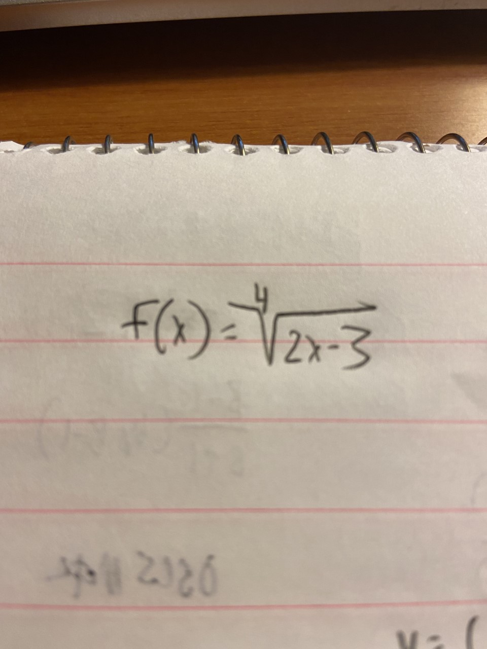 Find the second derivative. (chain rule) \f