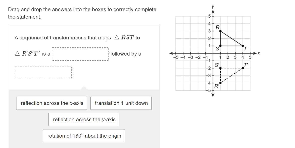 Drag and drop the answers into the boxes to