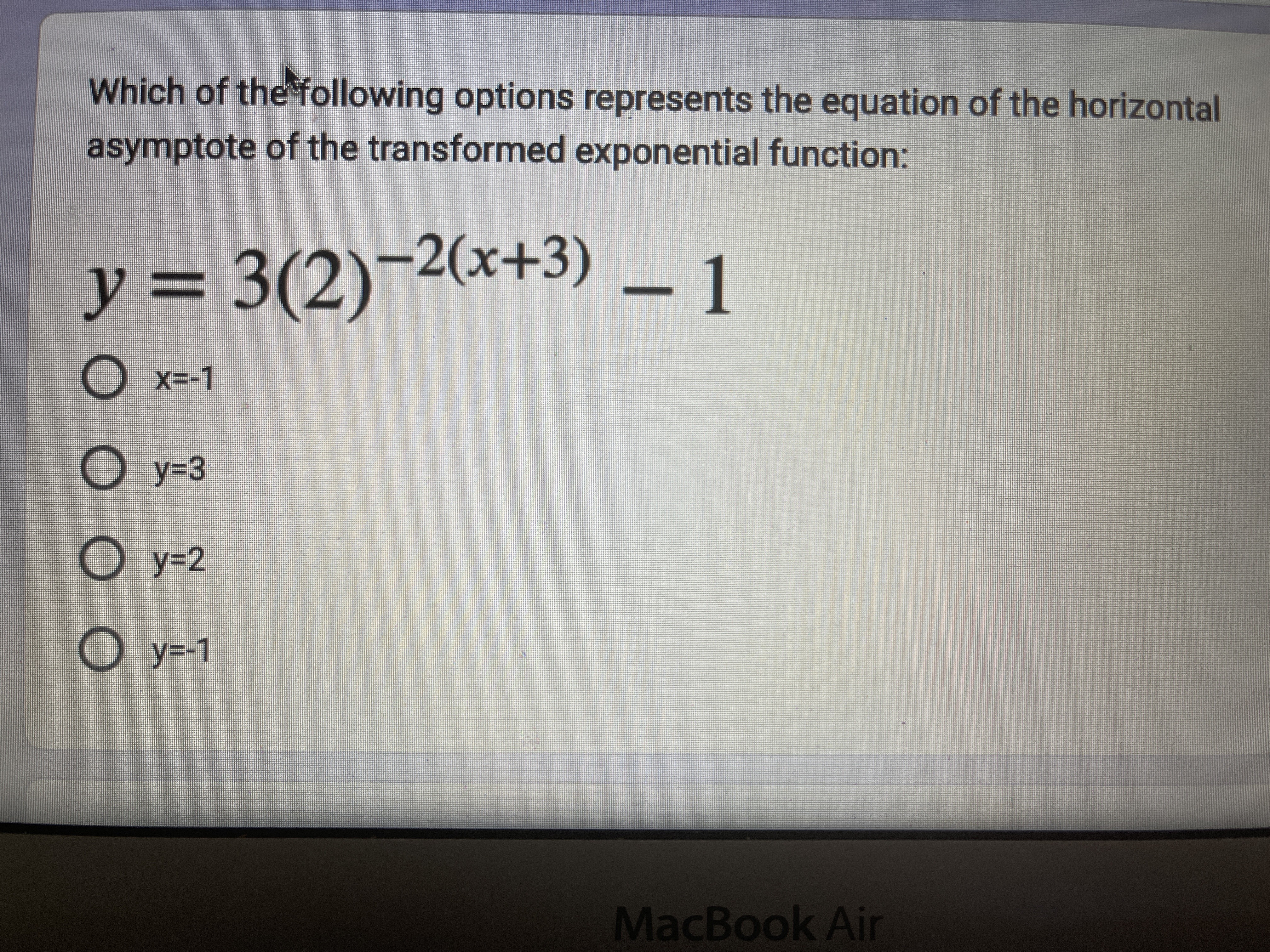 Which of the following options represents the