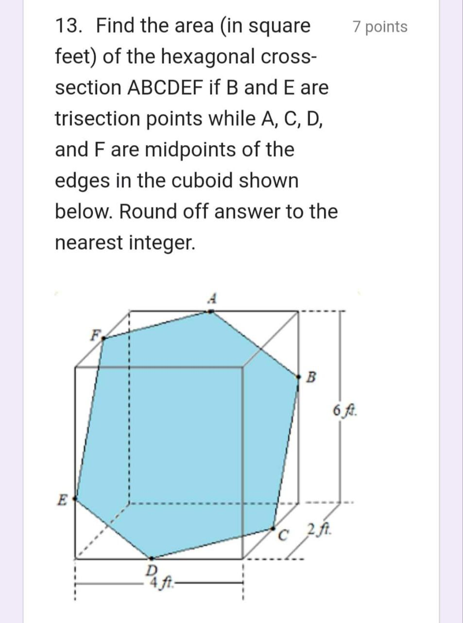 Solve the problem below. NOTE: Final answer is an