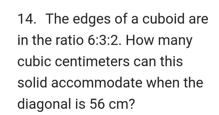 Solve the problem below. NOTE: Final answer is an