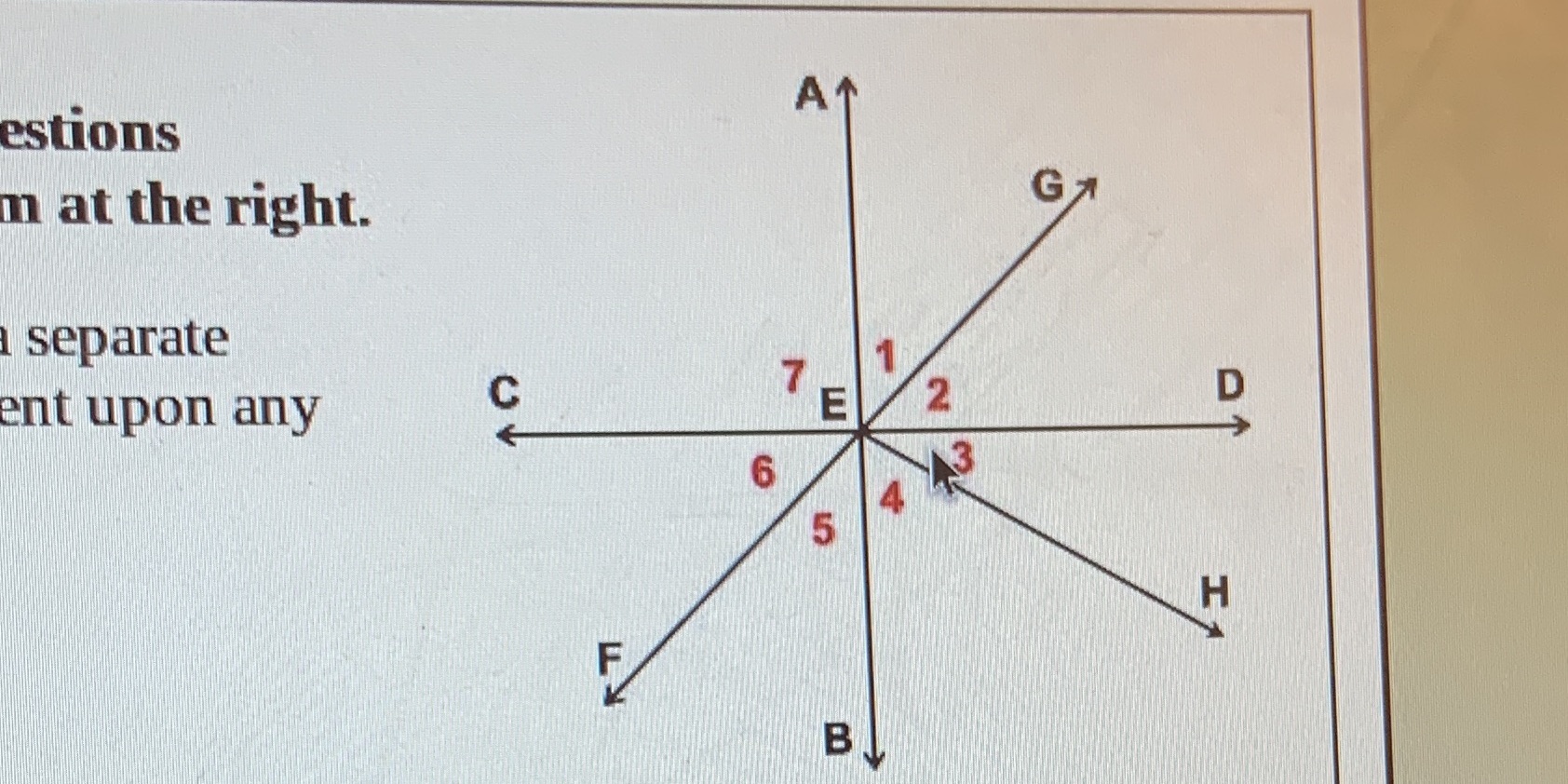 if m < GEC is 162 degrees, m < DEF = estions AT