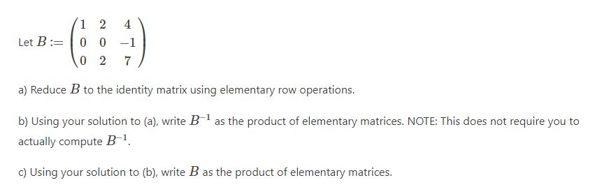 \f1 2 4 Let B :2 [l U 1 U 2 7 a] Reduce B to the