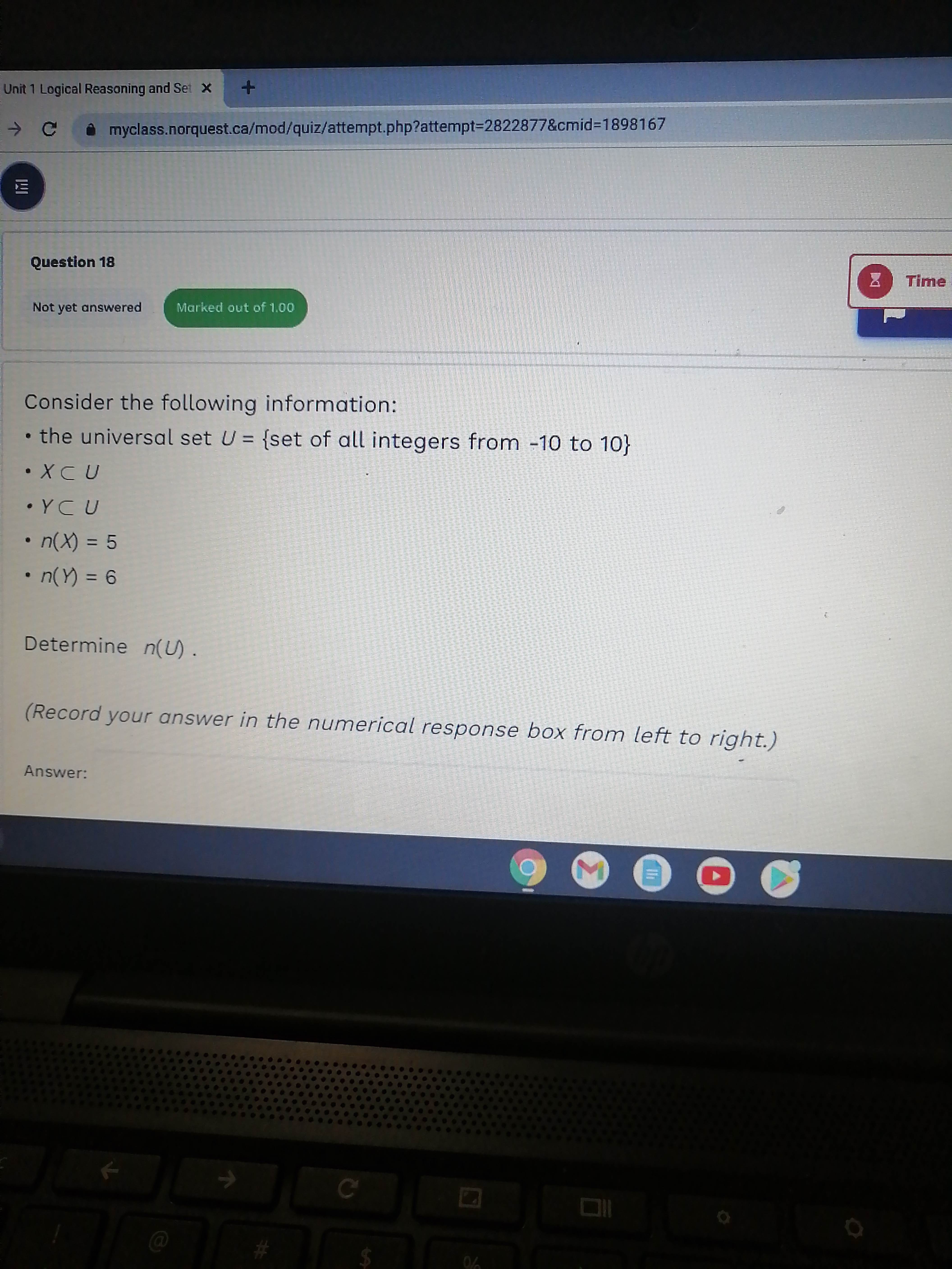 in Unit 1 Logical Reasoning and Set x + < - C