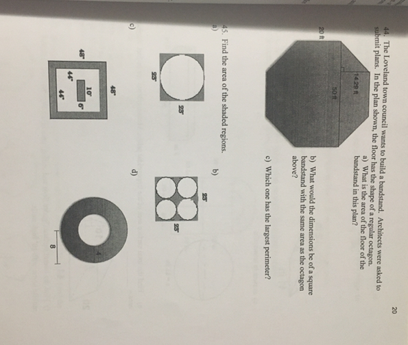 Geometry problems 42. Buford is an apprentice